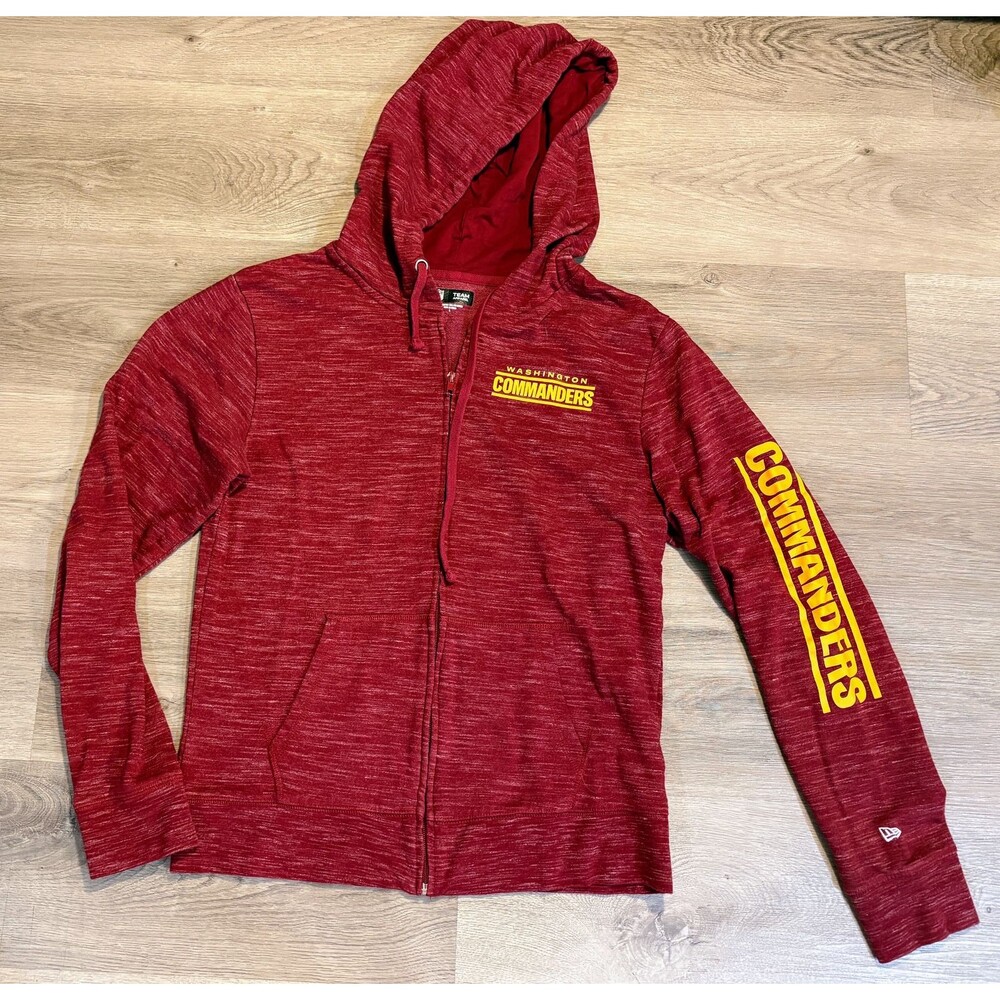 Washington Football Team New Era Women's Reverse Full-Zip Hoodie - Burgundy L